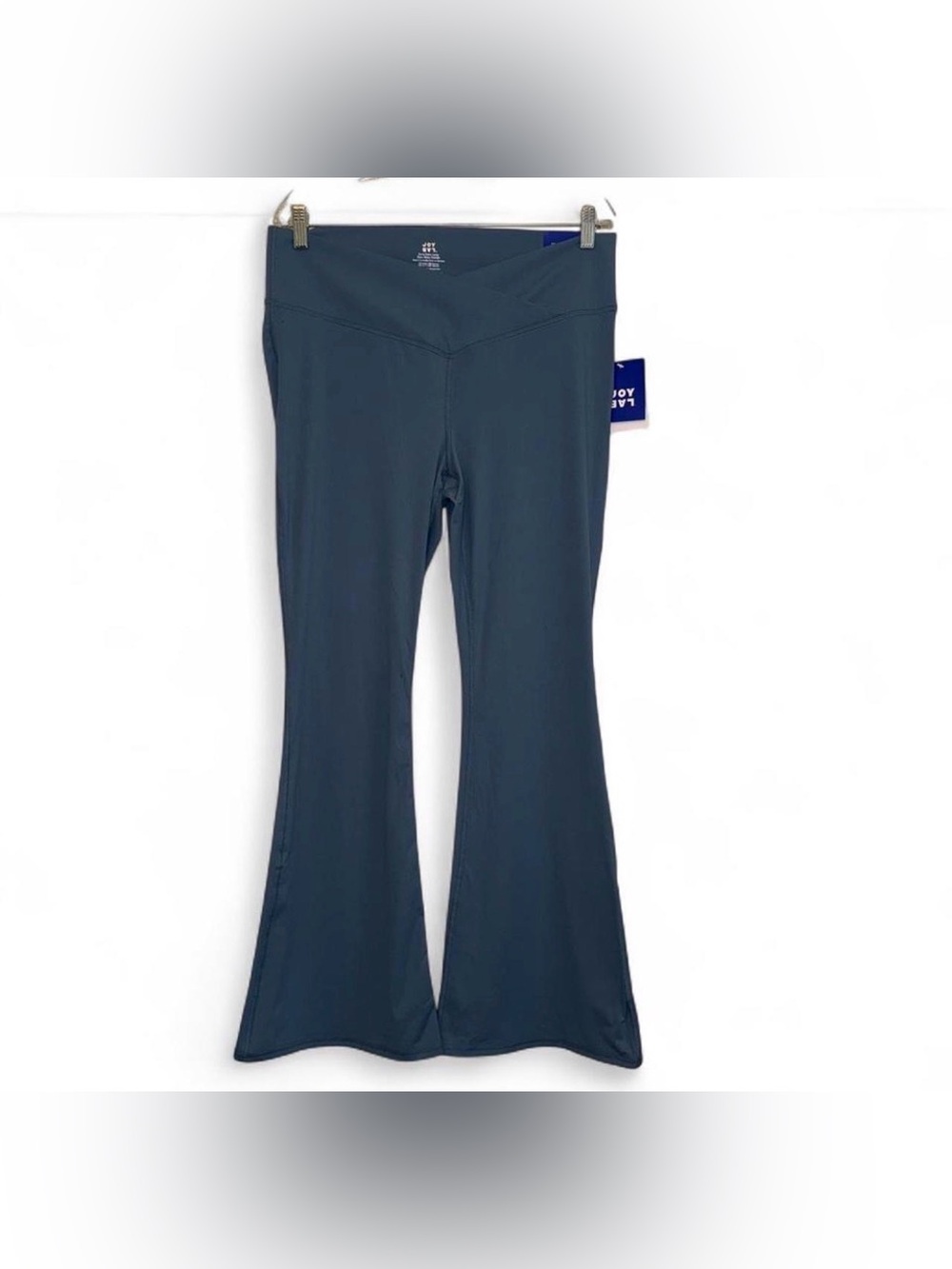 NWT JOY LAB Sailor Blue Crossover Waistband High Rise Flare Leggings Sz XXL ✨